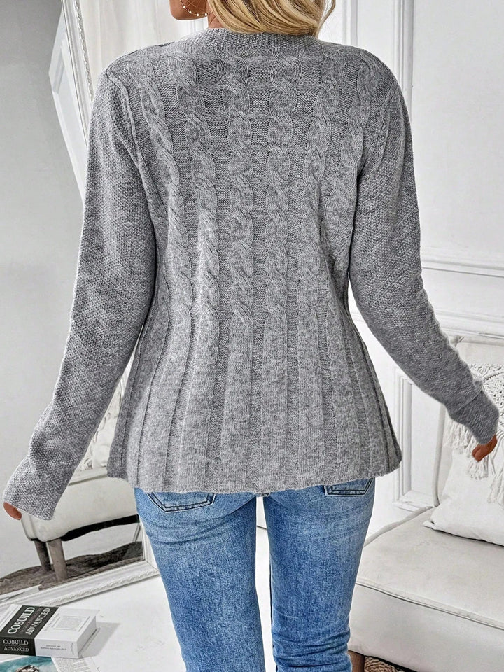Zarela - Premium Open-Knit Cardigan