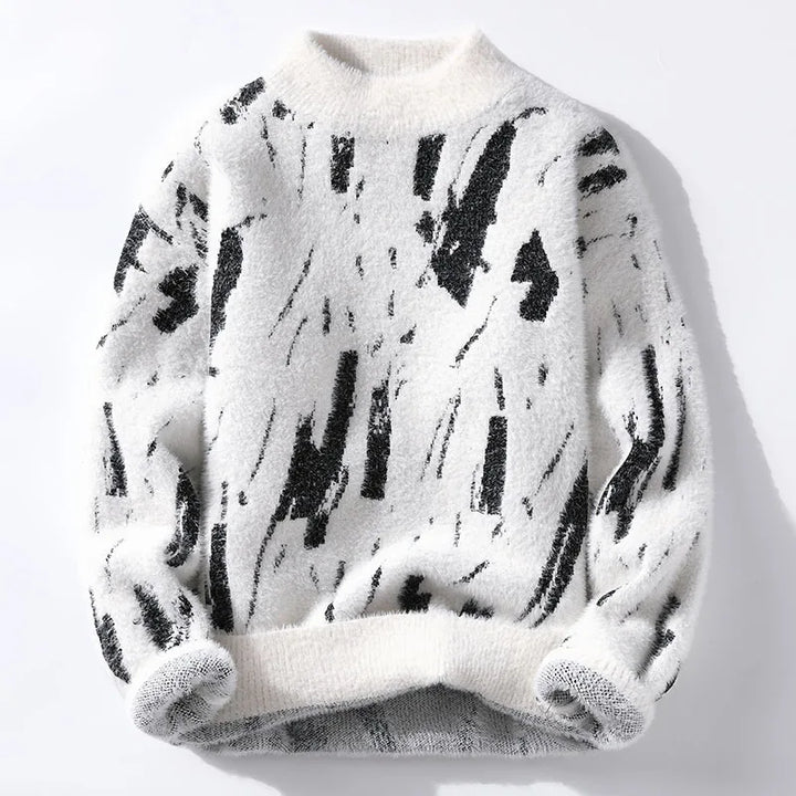 Zarevia - Soft-Touch Half Roll-Neck Sweater