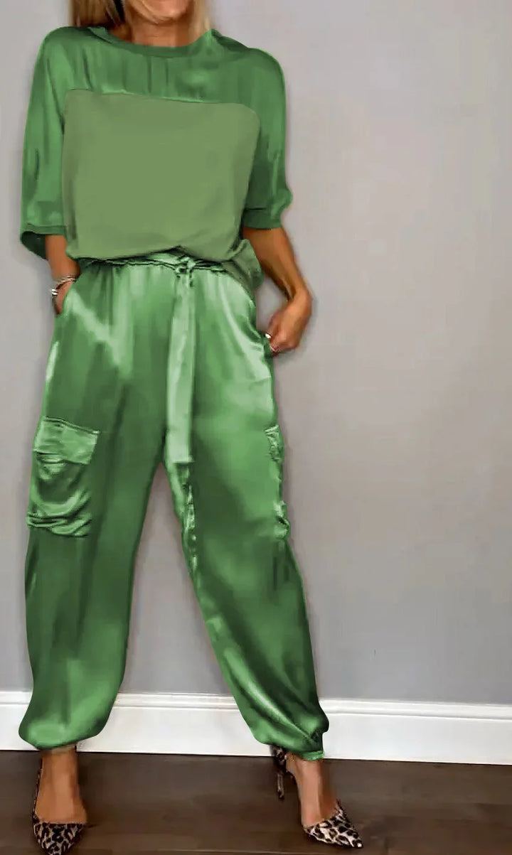 Ressi - Lustrous Two-Piece Set