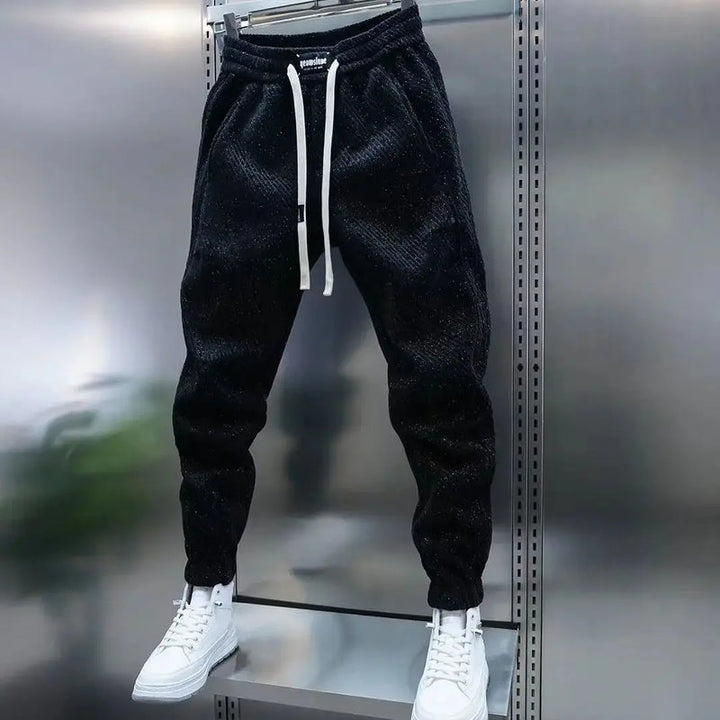 Jexar - Ribbed Drawstring Trousers