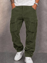 Milo - Ribbed Cargo Trousers