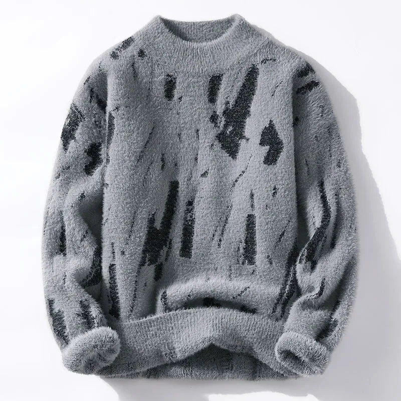 Zarevia - Soft-Touch Half Roll-Neck Sweater
