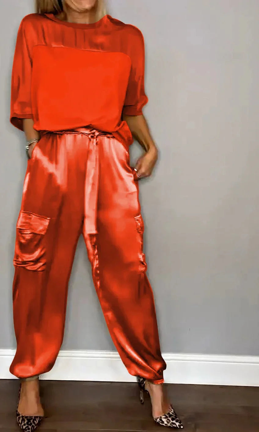 Ressi - Lustrous Two-Piece Set