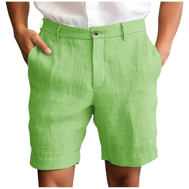 Nestor - Tailored Linen Shorts