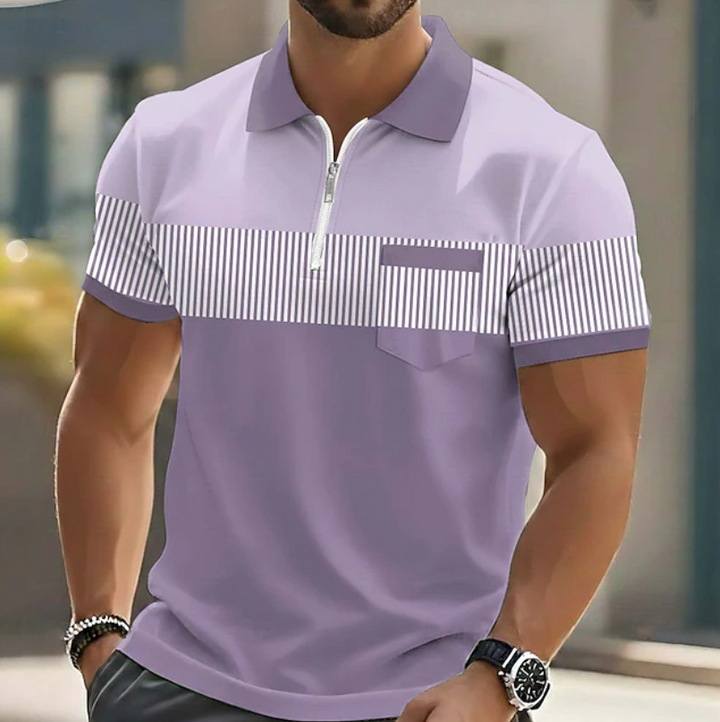 Bexford - Soft-Touch Zip-Neck Polo Shirt