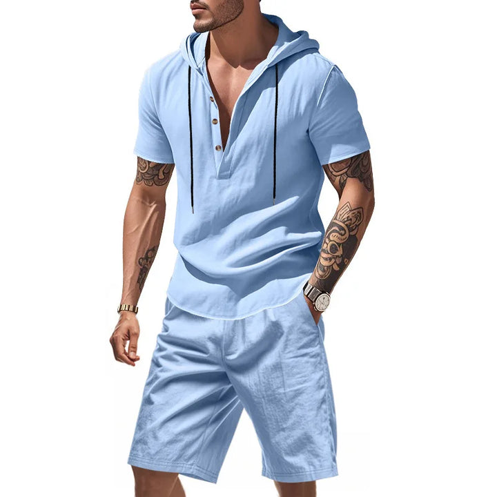 Dylan - Breathable Hoodie & Shorts Set