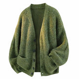 Gertie - Button-Front V-Neck Cardigan