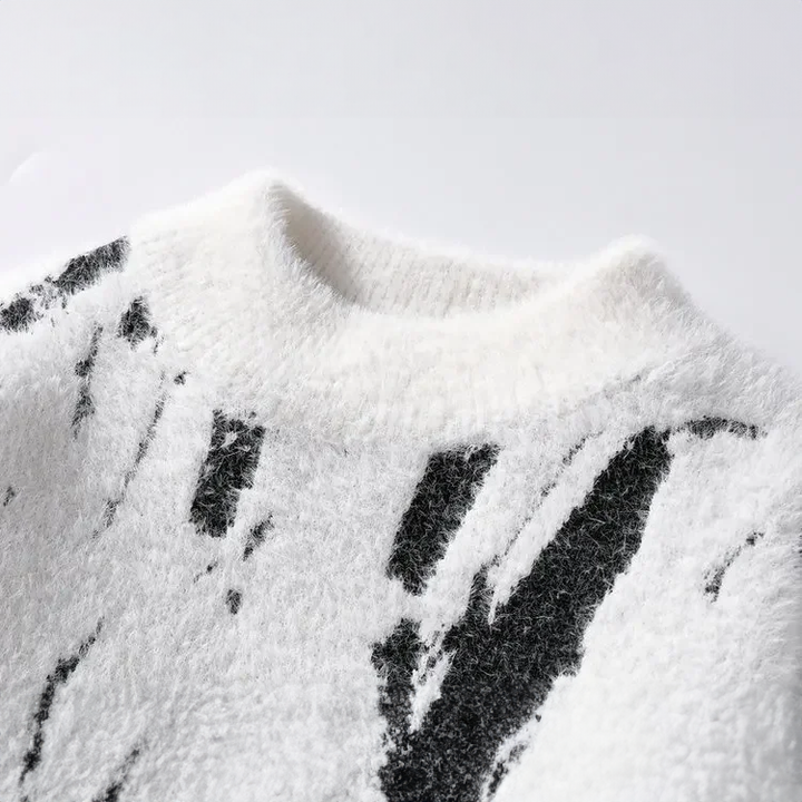 Zarevia - Soft-Touch Half Roll-Neck Sweater