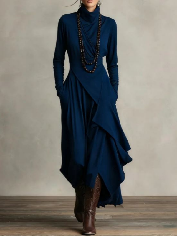 Rylise - Soft-Touch Draped Maxi Dress