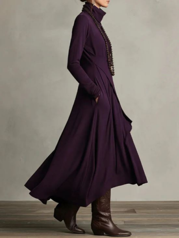 Rylise - Soft-Touch Draped Maxi Dress