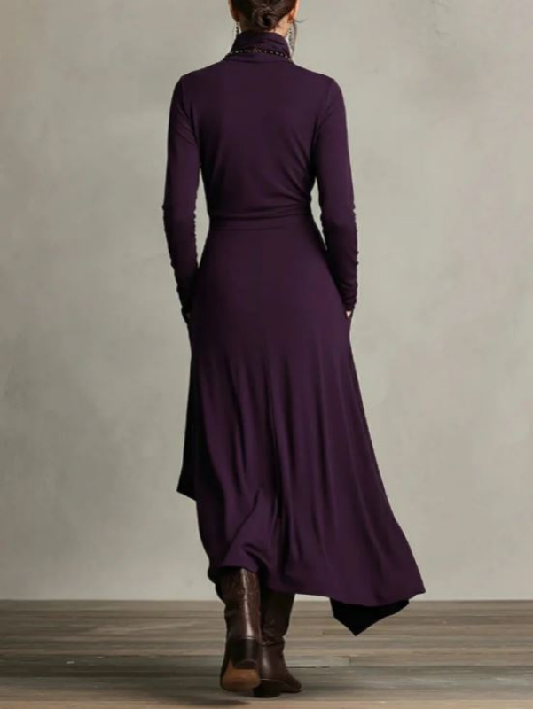 Rylise - Soft-Touch Draped Maxi Dress