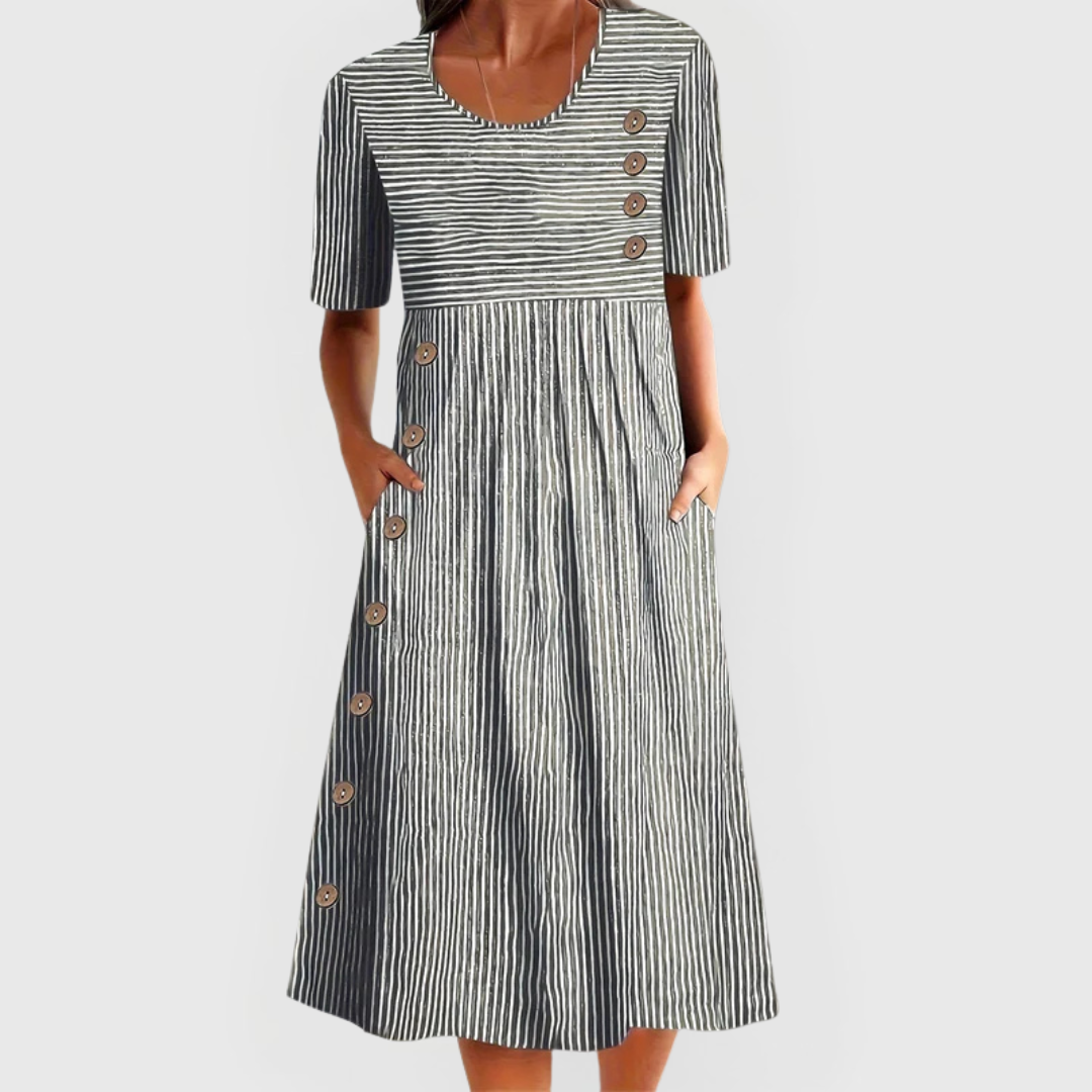 Eline - Stylish Casual Midi Dress