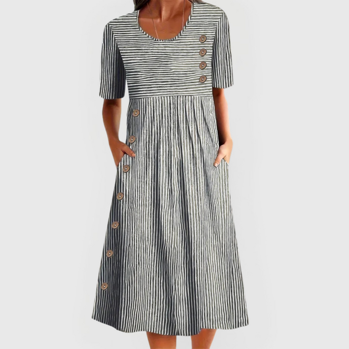 Eline - Stylish Casual Midi Dress