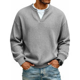 Arwel - Textured Waffle-Knit Jumper