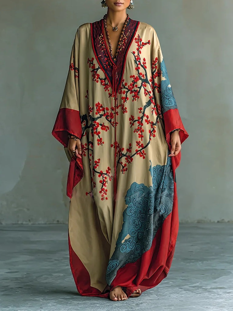 Miriel - Airy Batwing Sleeve Dress