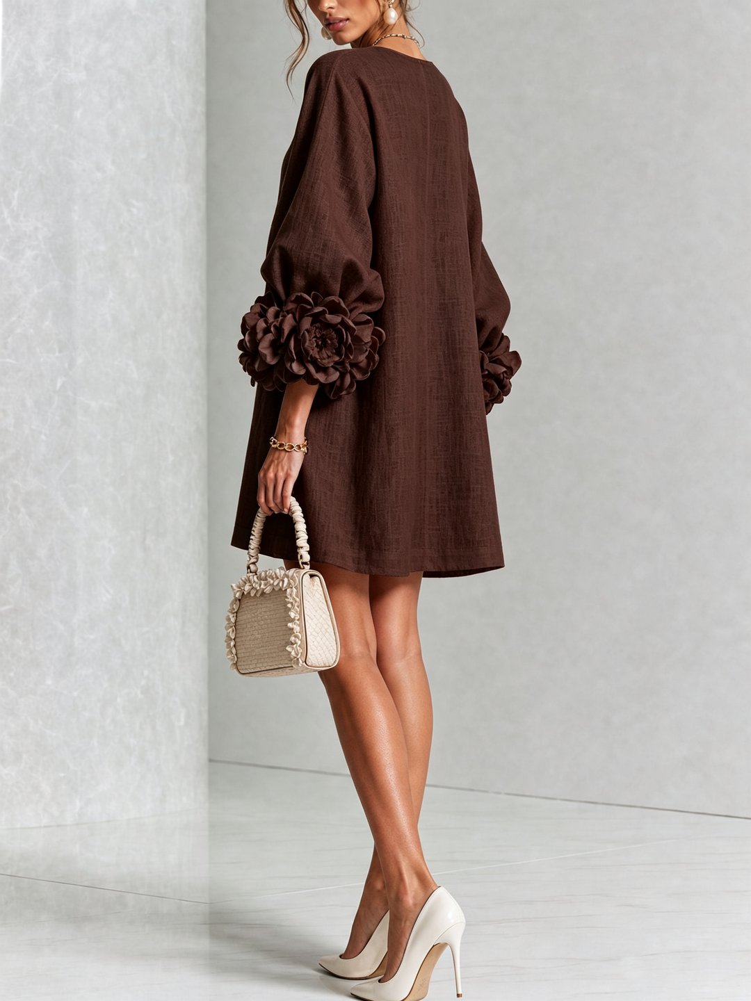 Saralyn - Sculptural Mini Dress