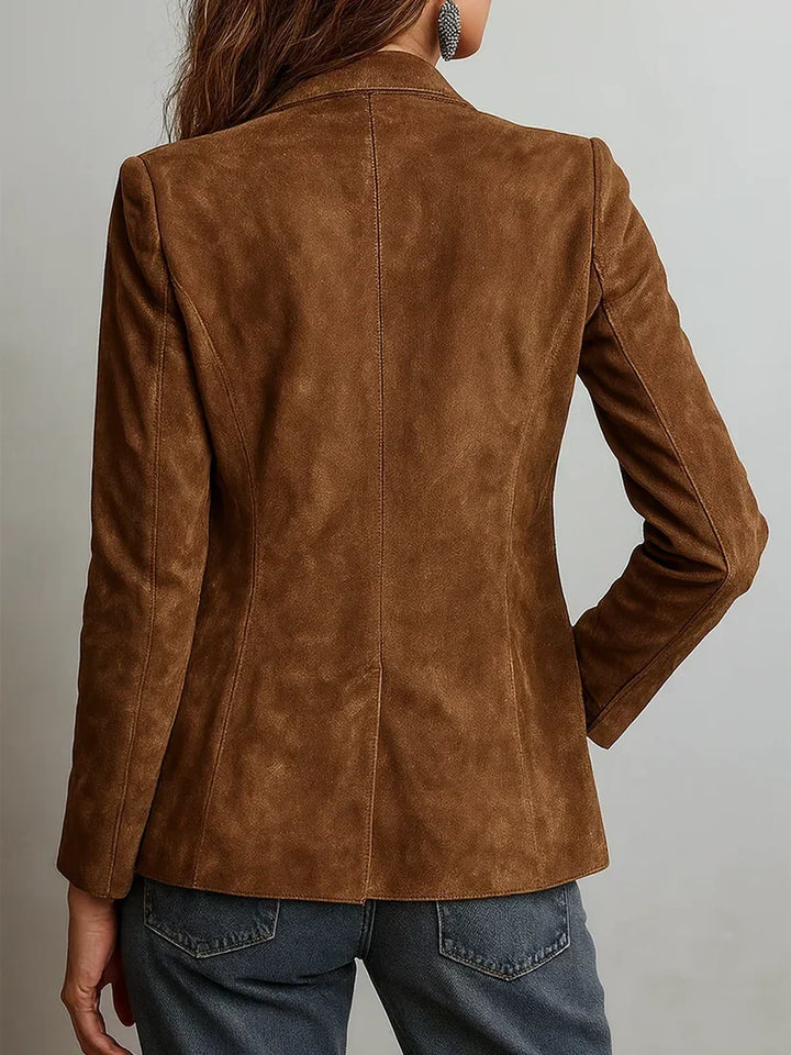 Josie - Contrast-Stitched Blazer