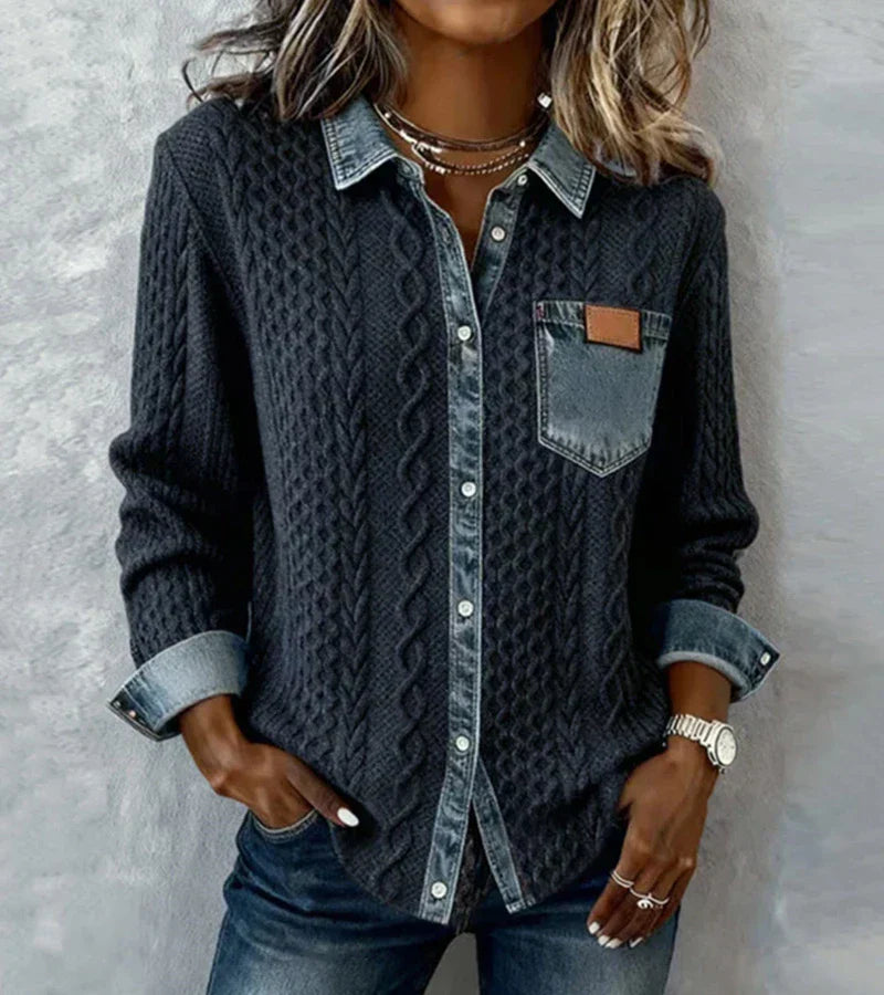 Tiralia - Textured Knit Shirt