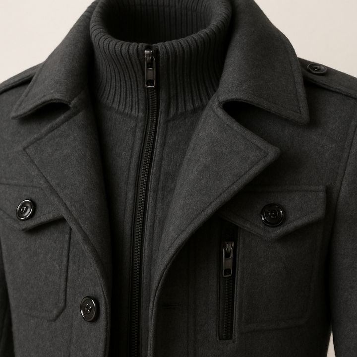 Ivan - Double-Breasted Longline Coat