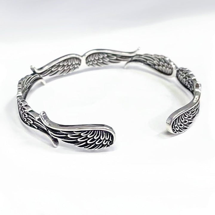 Raveya - Polished Angel Wing Bracelet