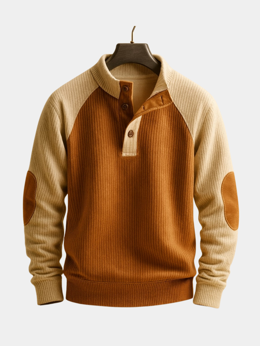 Mirox - Structured Ribbed Knit Sweater