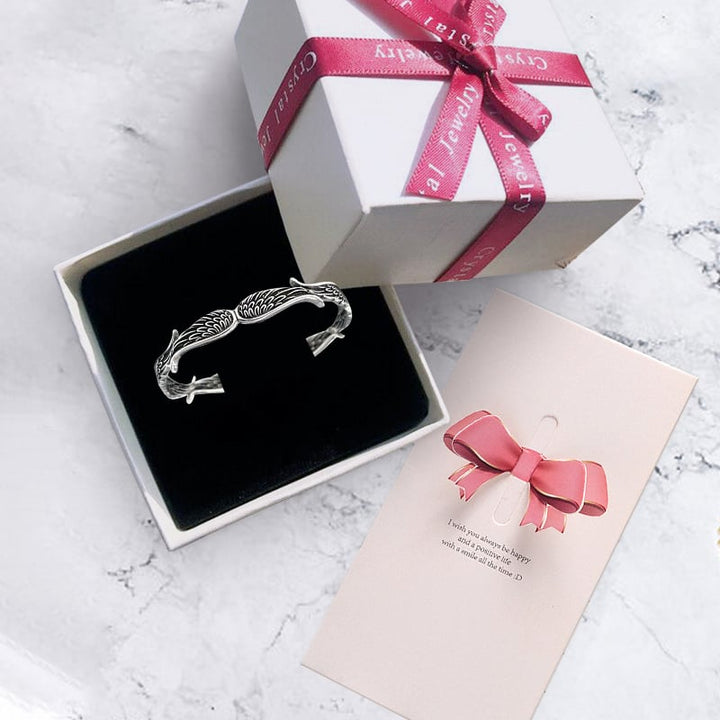 Raveya - Polished Angel Wing Bracelet