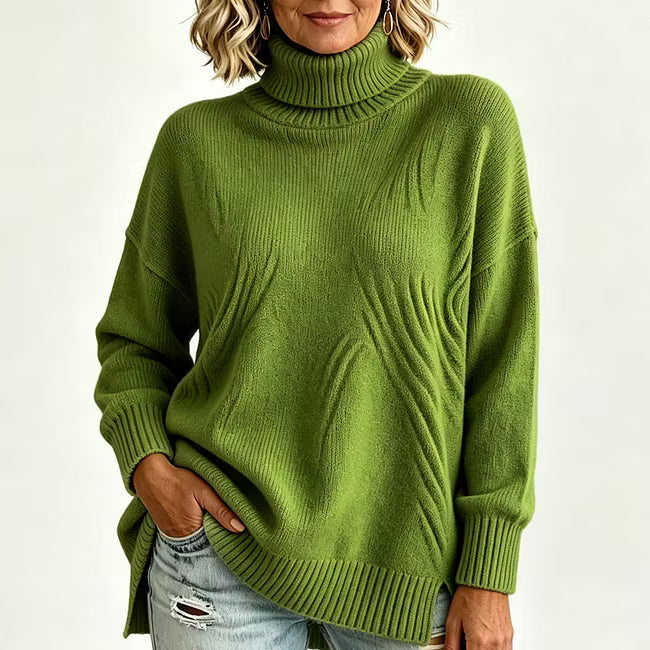Bettina - Relaxed Long Sleeve Knit Sweater