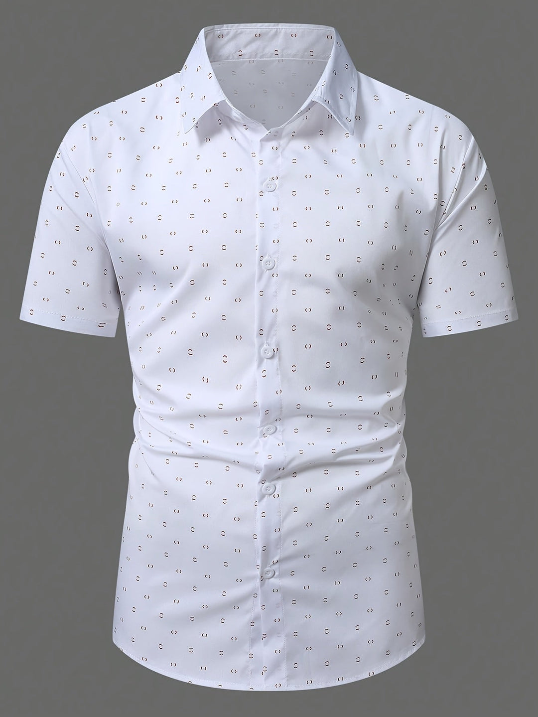 Rowen - Soft-Touch Printed Short-Sleeve Shirt