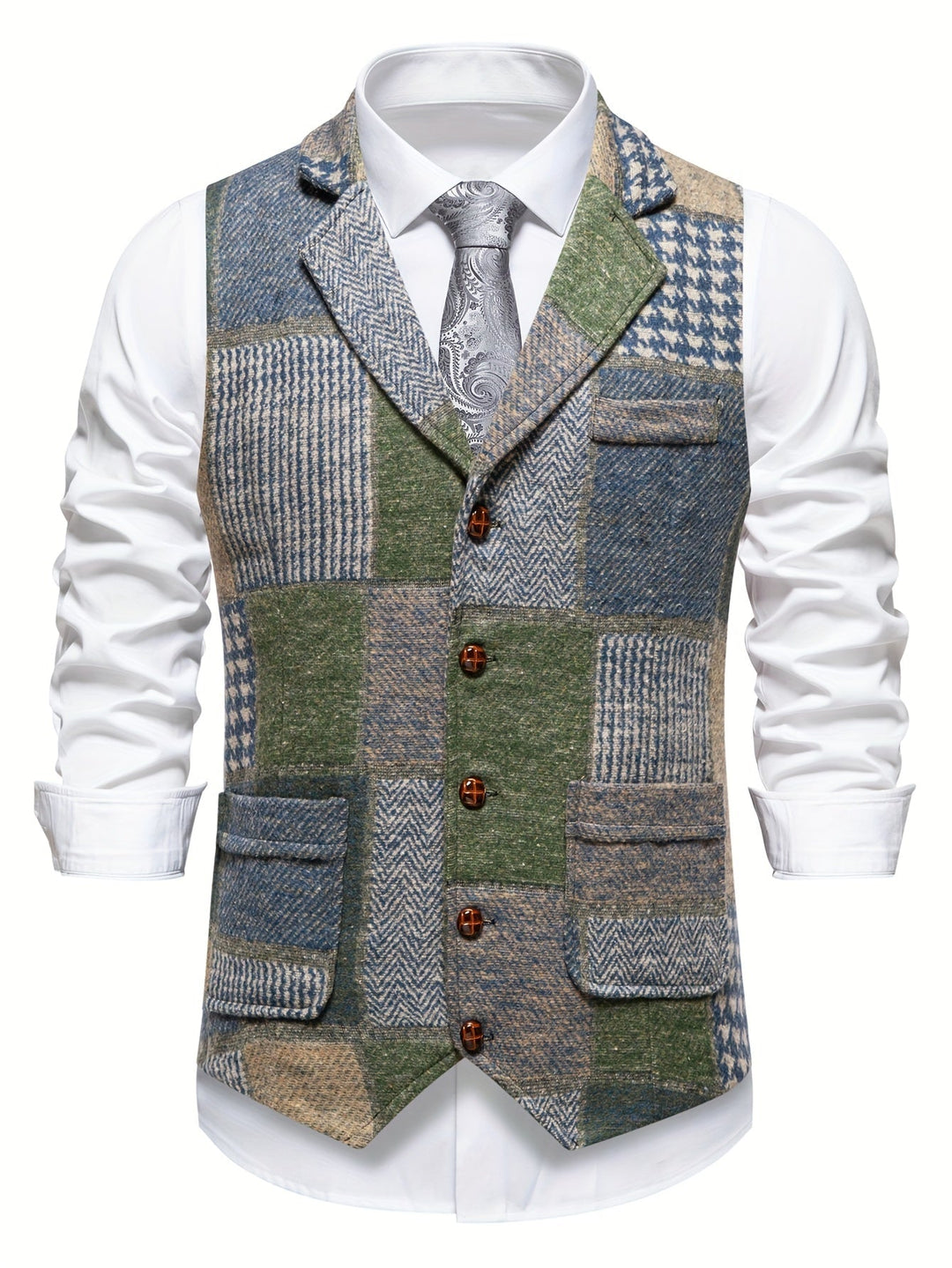 Evren - Tailored Patchwork Gilet