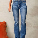 Evarra - Soft-Stretch High-Rise Flared Jeans