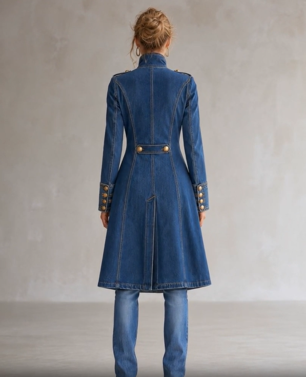 Carisanne - Heavyweight Longline Military Coat
