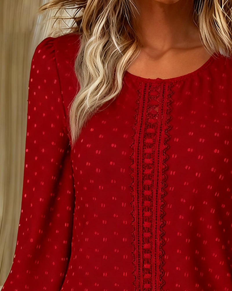 Maricea - Soft-Touch Long-Sleeve Top