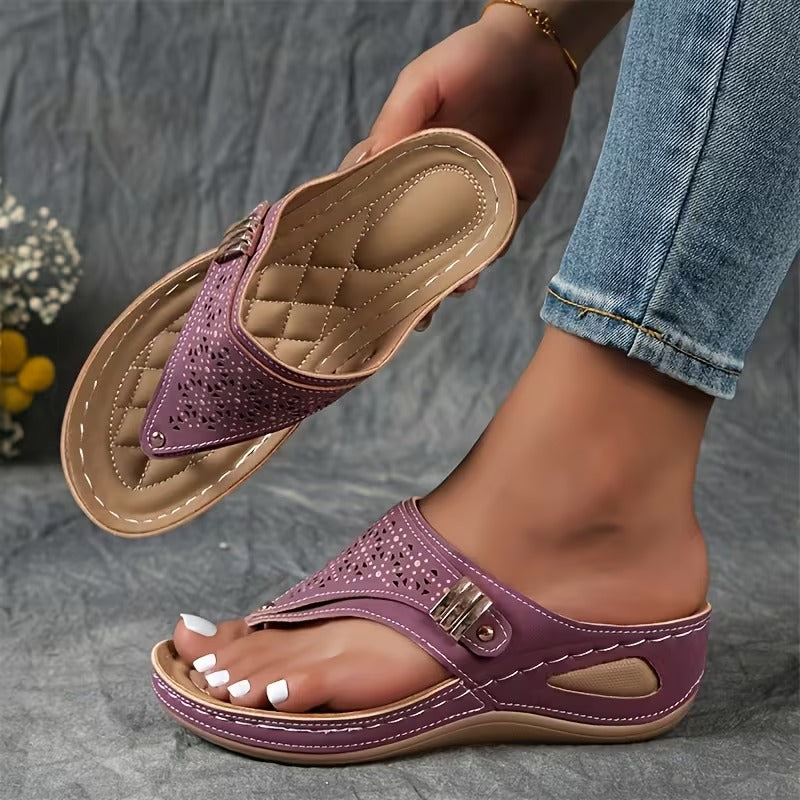 Ysola - Soft-Touch Wedge Sandals