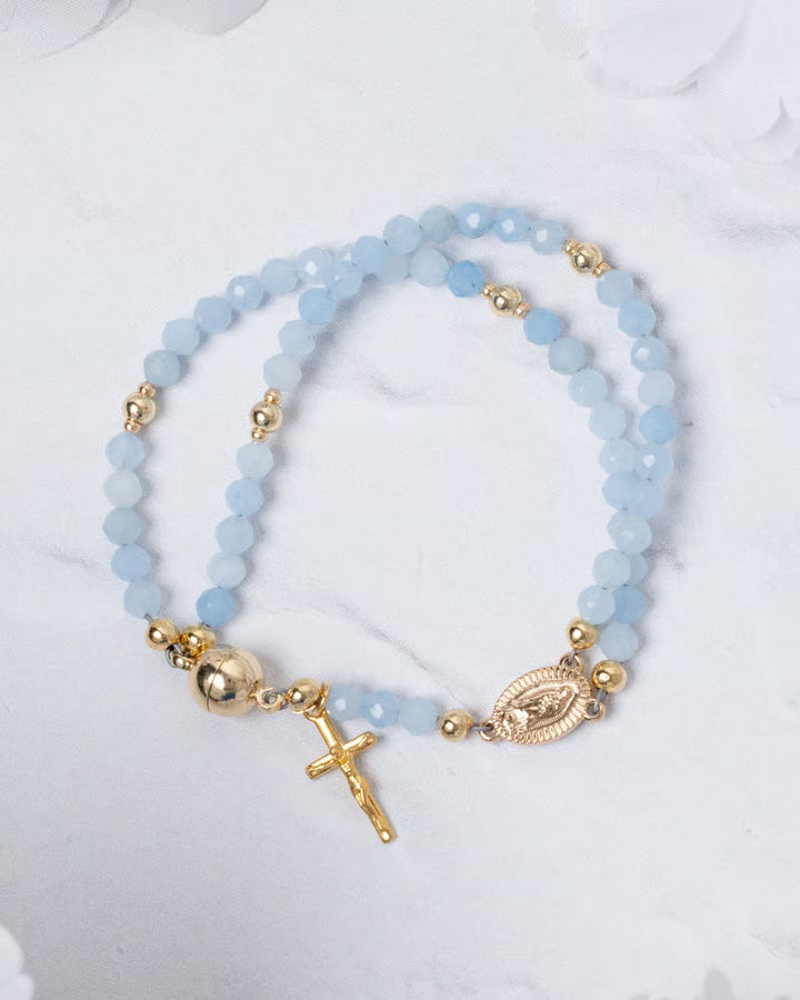 Farah - Beaded Cross Bracelet