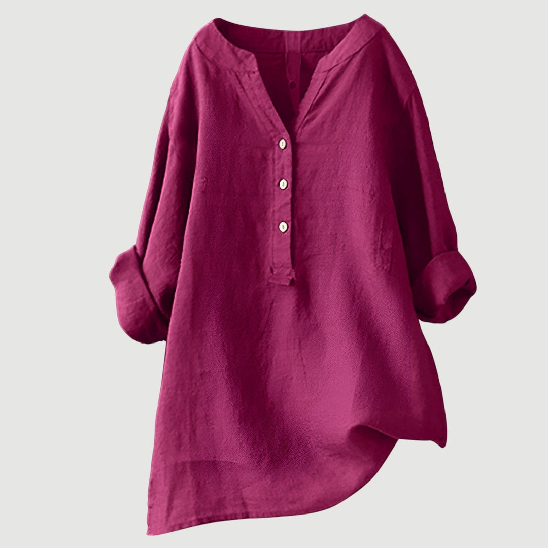 Amber - Airy Linen Blouse