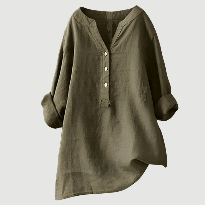 Amber - Airy Linen Blouse
