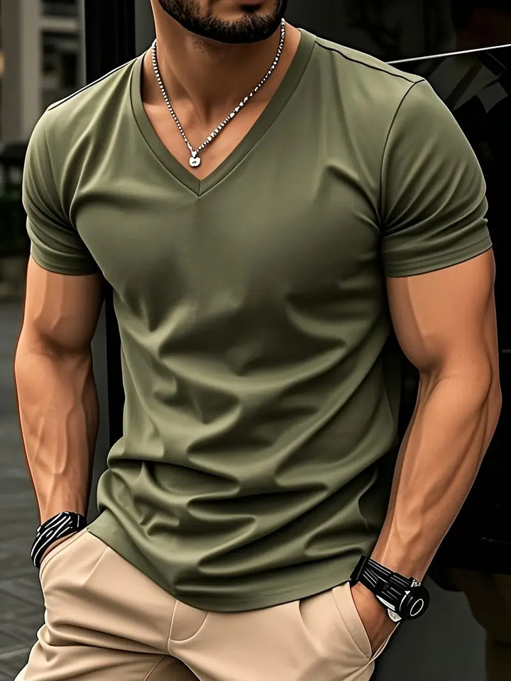 Trevor - Soft-Touch V-Neck T-Shirt