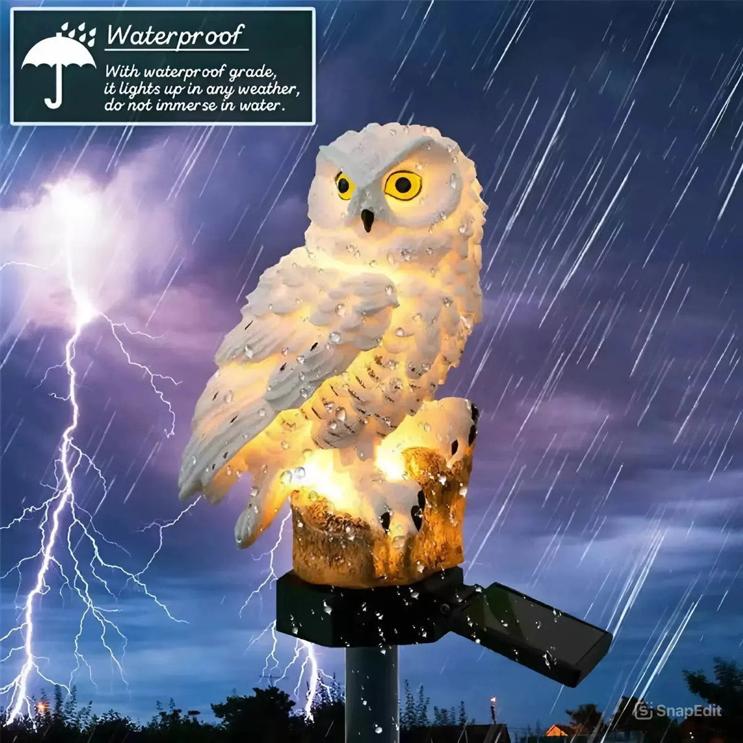 Amora - Owl Decorative Garden Lamp