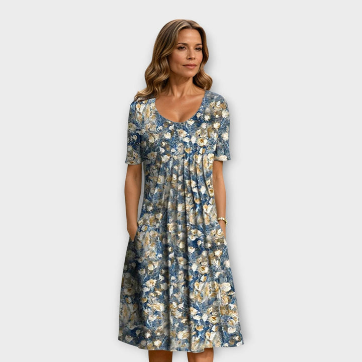 Ailith - Soft-Touch Draped Dress