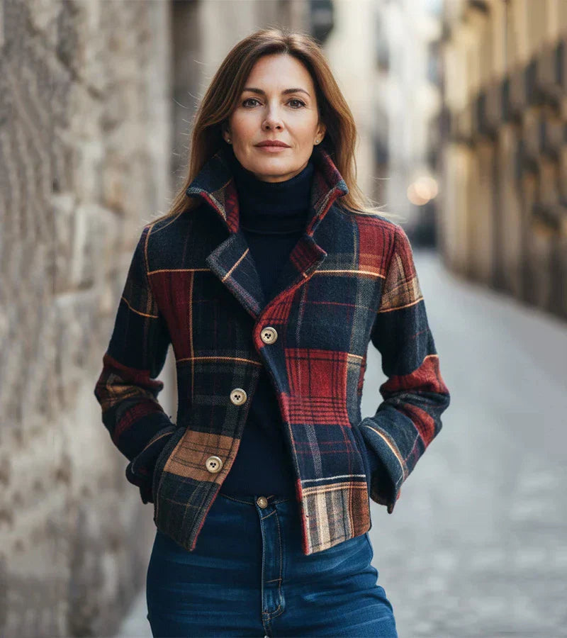 Tirena - Tailored Checked Jacket
