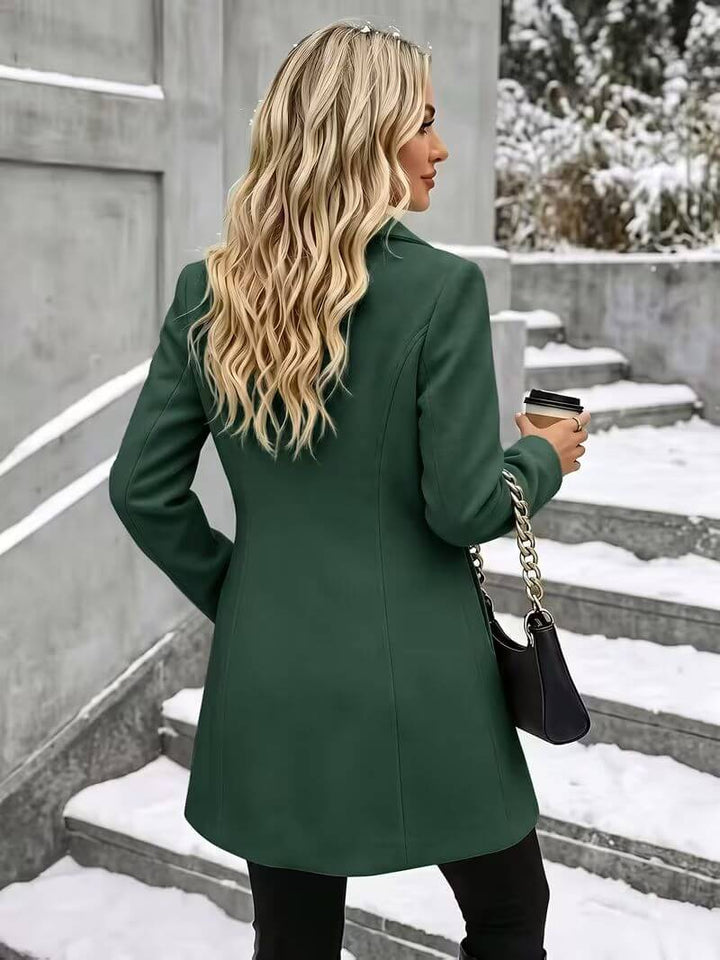 Ulla - Soft-Touch Stand-Collar Coat