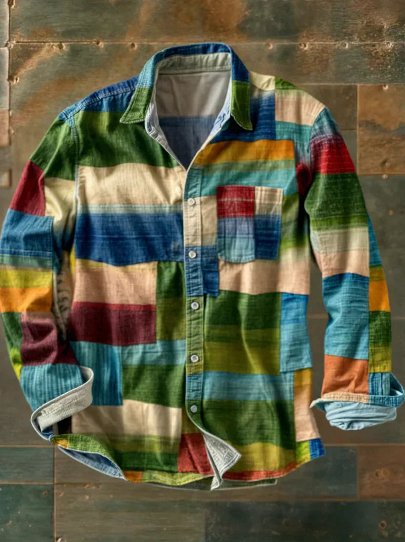 Jorvik - Soft-Touch Patchwork Shirt