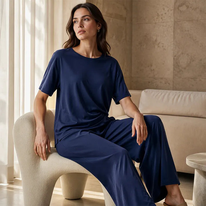 Annavie - Breathable Linen Two-Piece Set