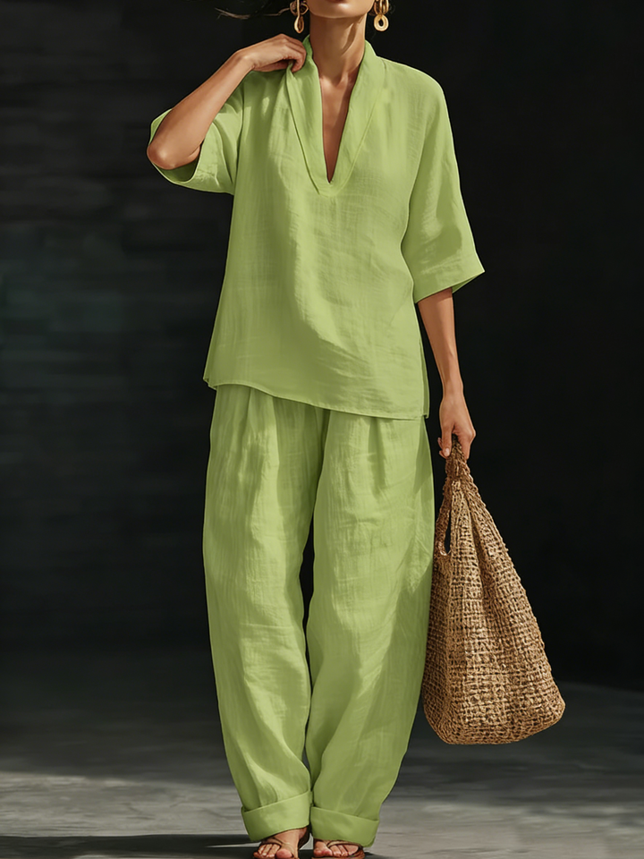 Noressa - Effortless Linen Two-Piece Set