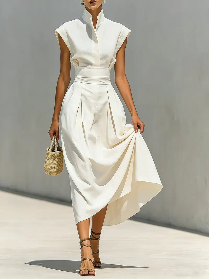 Kiera - Structured Midi Dress