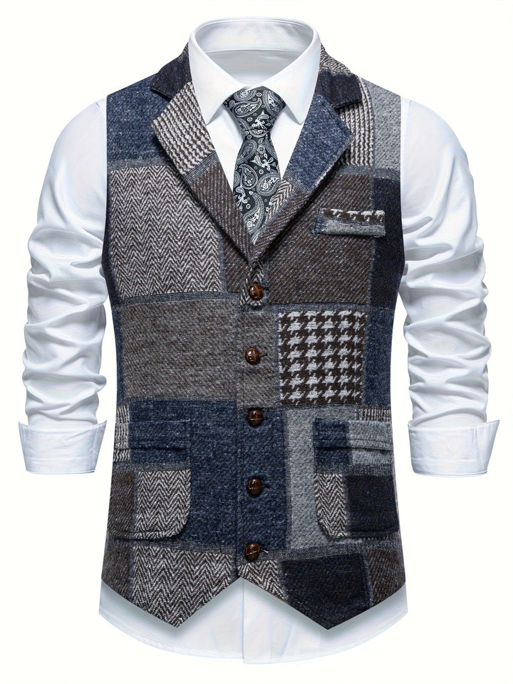 Ellis - Herringbone Waistcoat