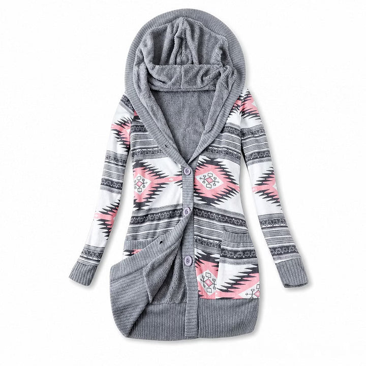 Ines - Thermal Hooded Cardigan