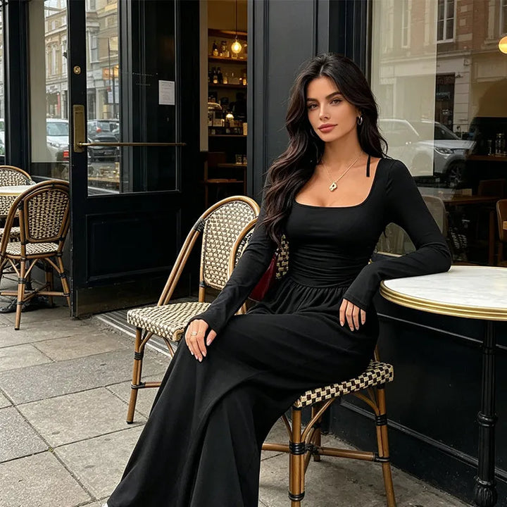 Elanisse - Soft-Touch Wide-Leg Jumpsuit