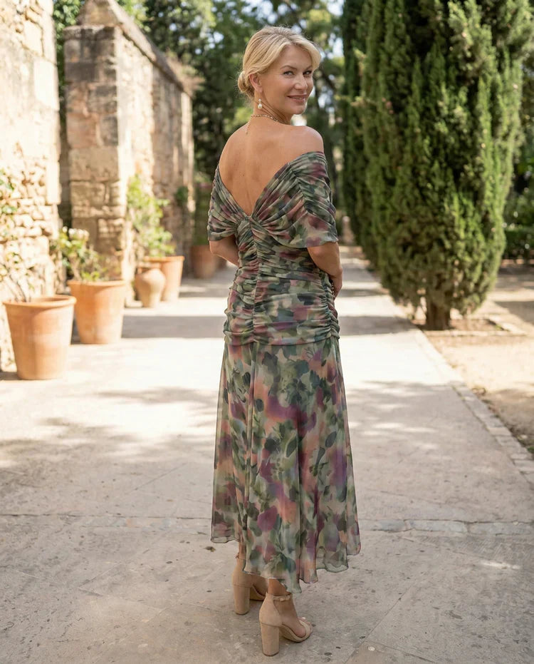 Samantha - Elegant Draped Dress