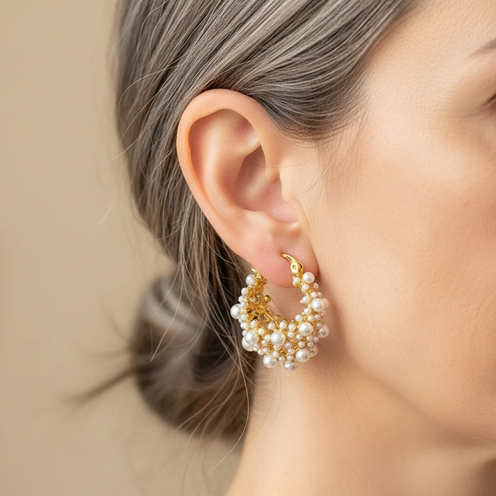 Nalysia - Structured Hoop Earrings